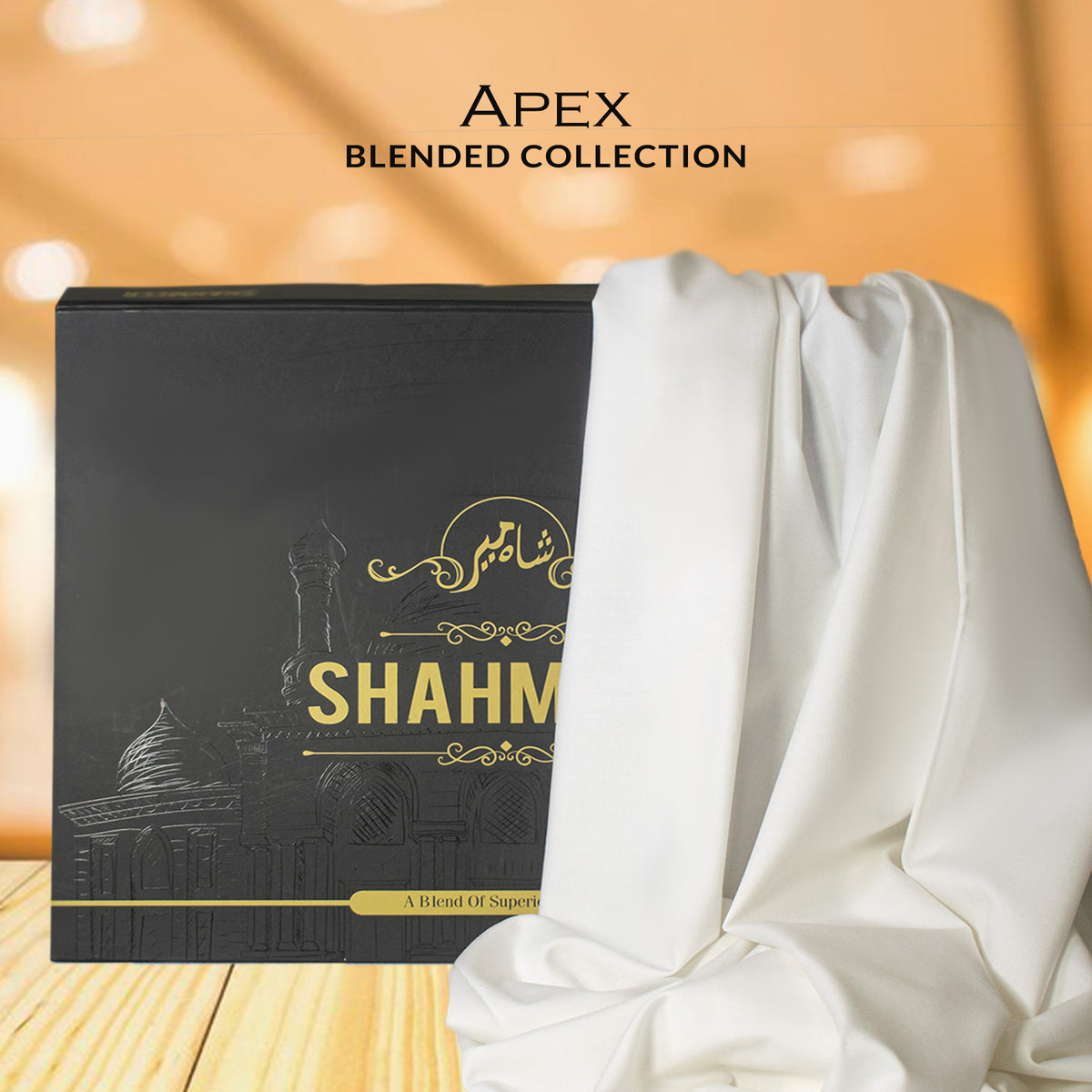 Apex Men Winter Blended Unstitched Fabric