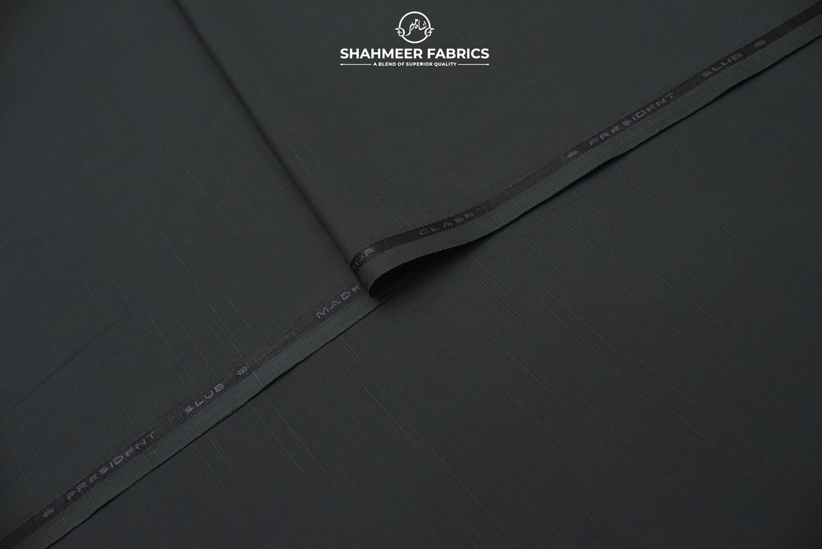 President Slub Men's Unstitched Fabric